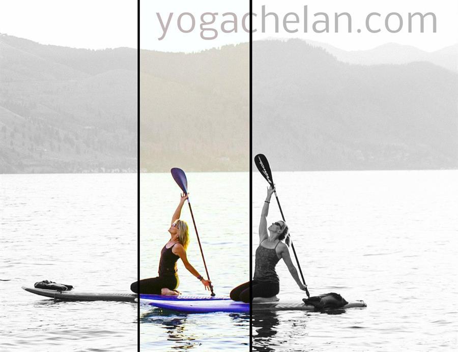 SUP Yoga on Lake Chelan