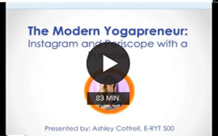 The Modern Yogapreneur: Instagram & Periscope with a Purpose